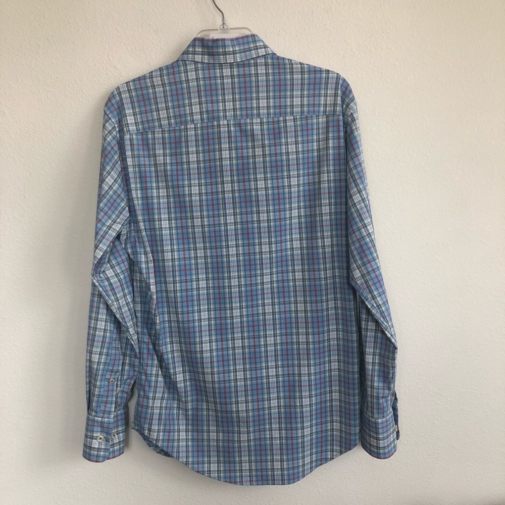Peter Millar Stretch Plaided Button Down Ls Shirt - image 4